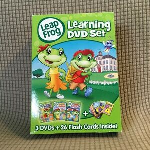 Leap Frog Learning DVD Set with Flashcards